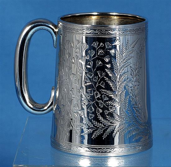 A Victorian silver christening mug, by Thomas Hayes, Height 79mm Weight 3.2oz/100grms